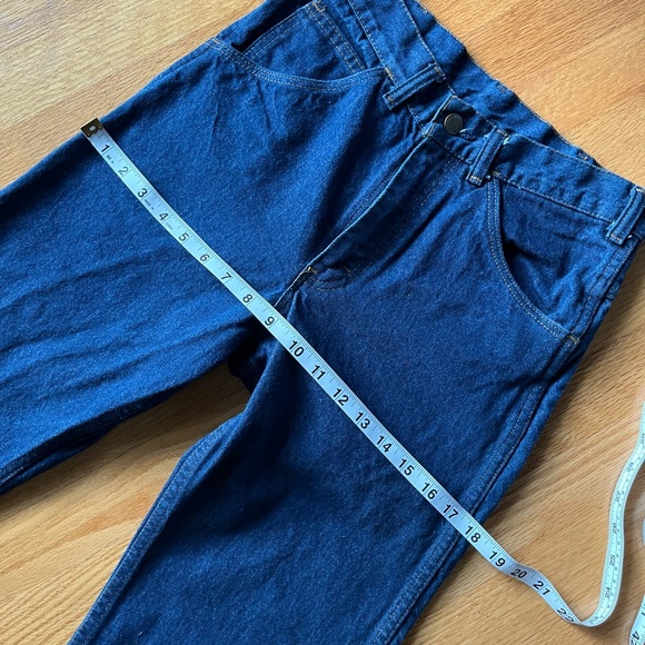 Vintage 70s Saddle King Ranch Jeans High Waisted Jeans Sz 28 x 32 - Picture 13 of 14